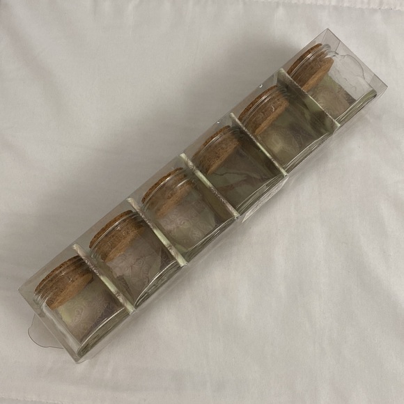 Round Mini Glass Spice Jar Set - Picture 3 of 7